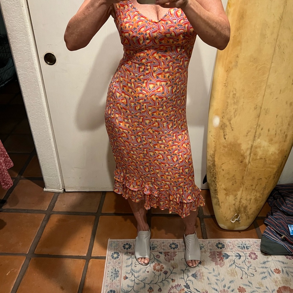 DVF Silk French Girl Dress Tre Femme